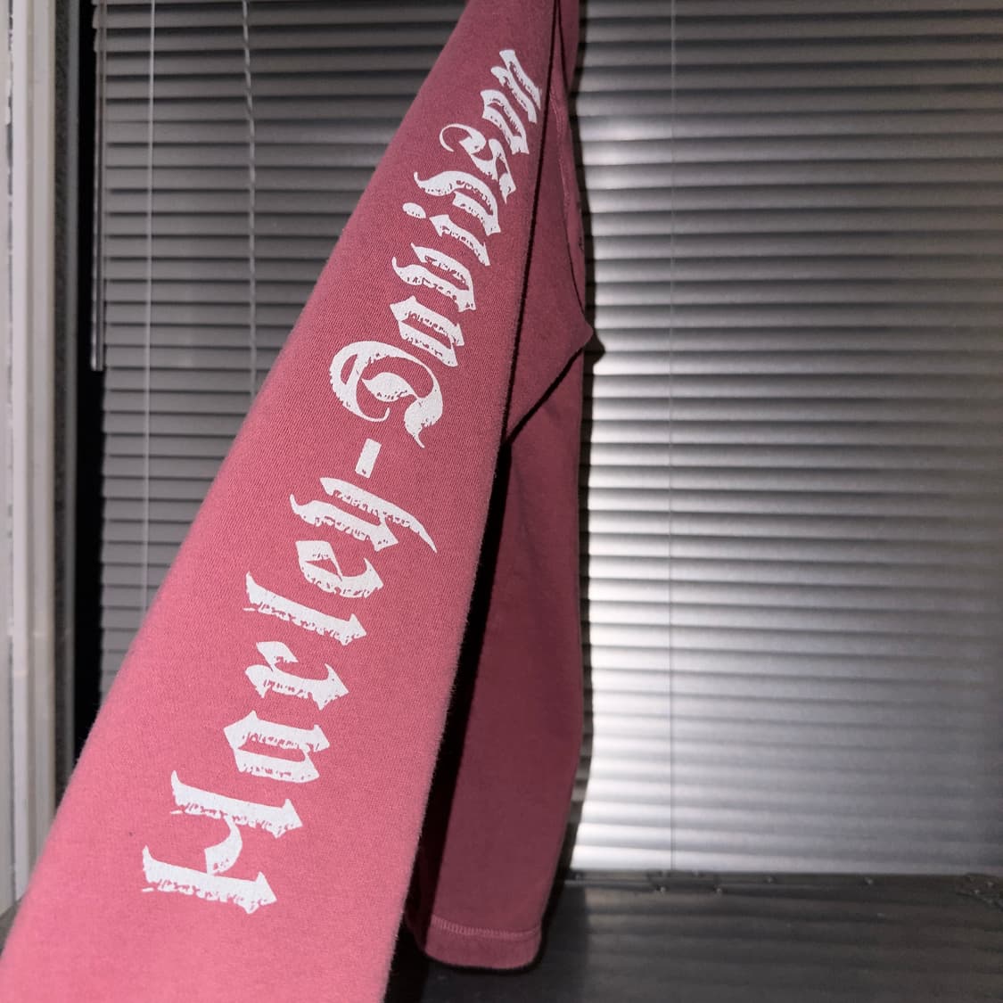 2010 할리데이비슨 레드 빈티지 윙 후드 집업 상품이미지3