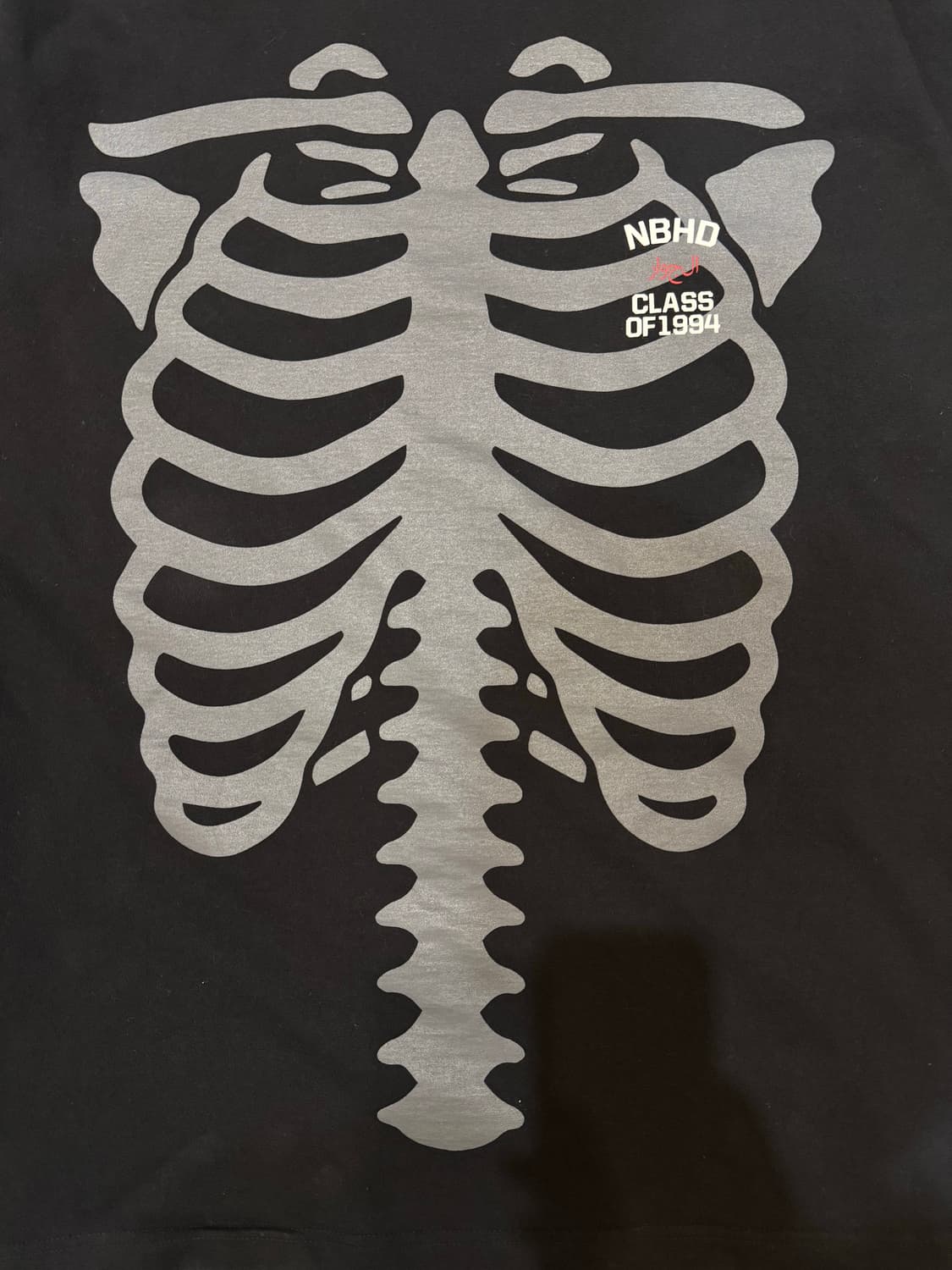 [L] 네이버후드 본 프린트 롱슬리브 블랙  상품이미지5