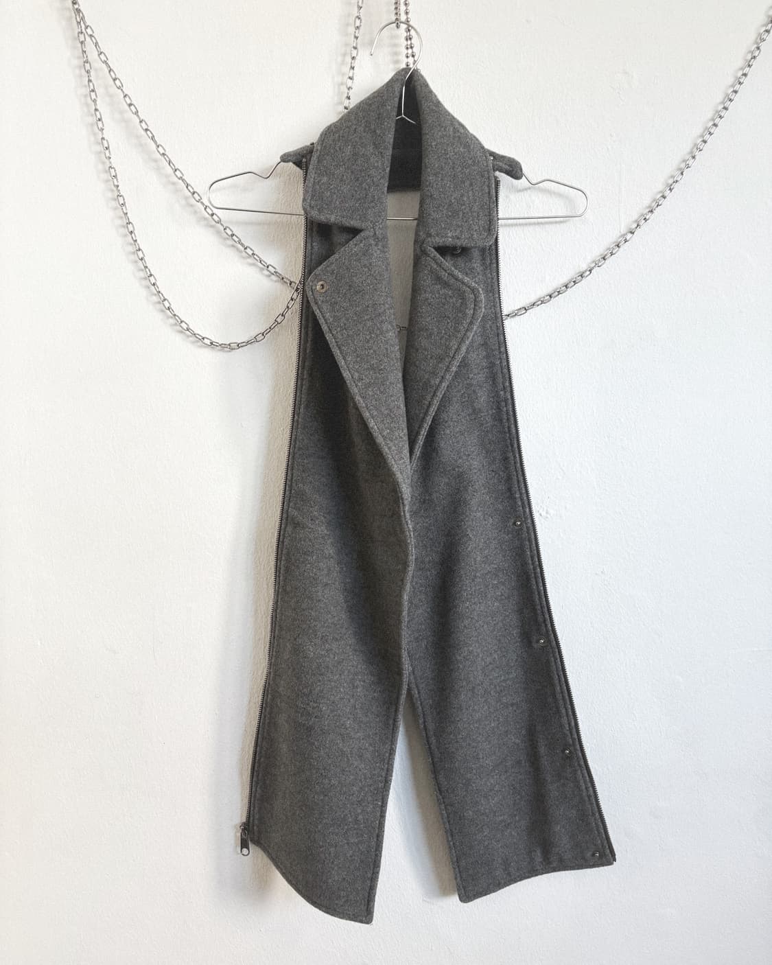 11AW 마틴 마르지엘라 6 디태쳐블 칼라 울 코트 상품이미지2