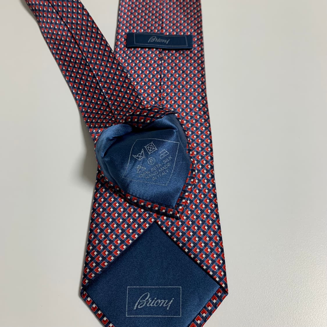 브리오니(Brioni) 명품 클래식 혼주넥타이 최상급 A+등급 8cm 상품이미지7