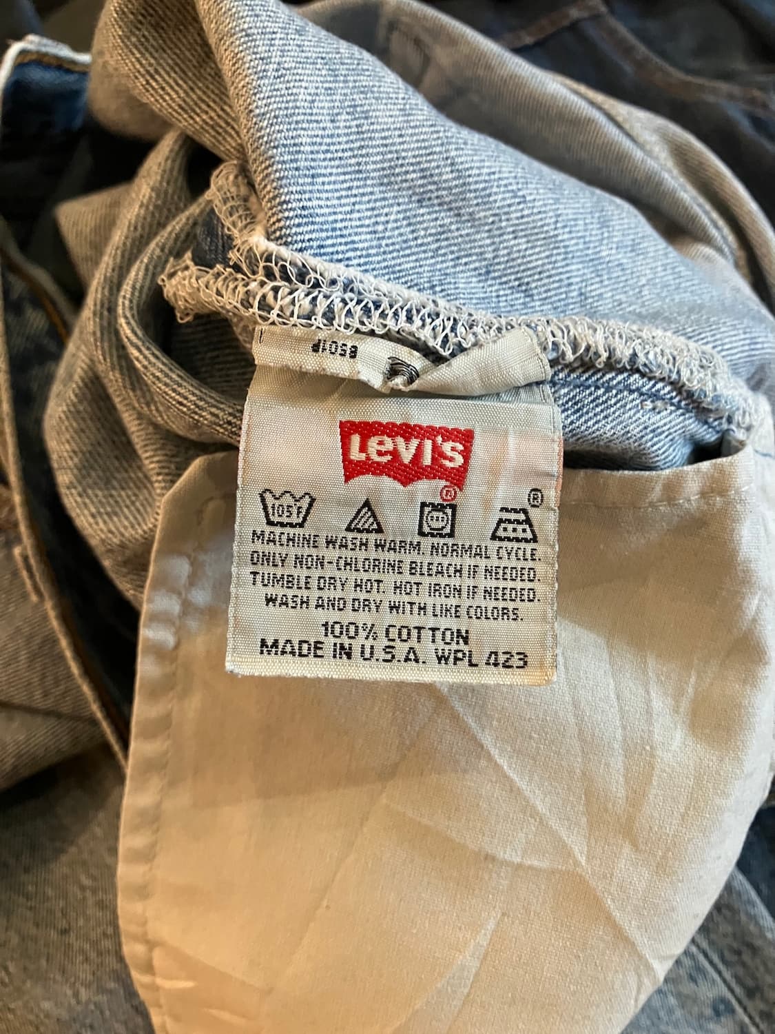 90s USA 빈티지 리바이스 501 데님 팬츠 상품이미지9