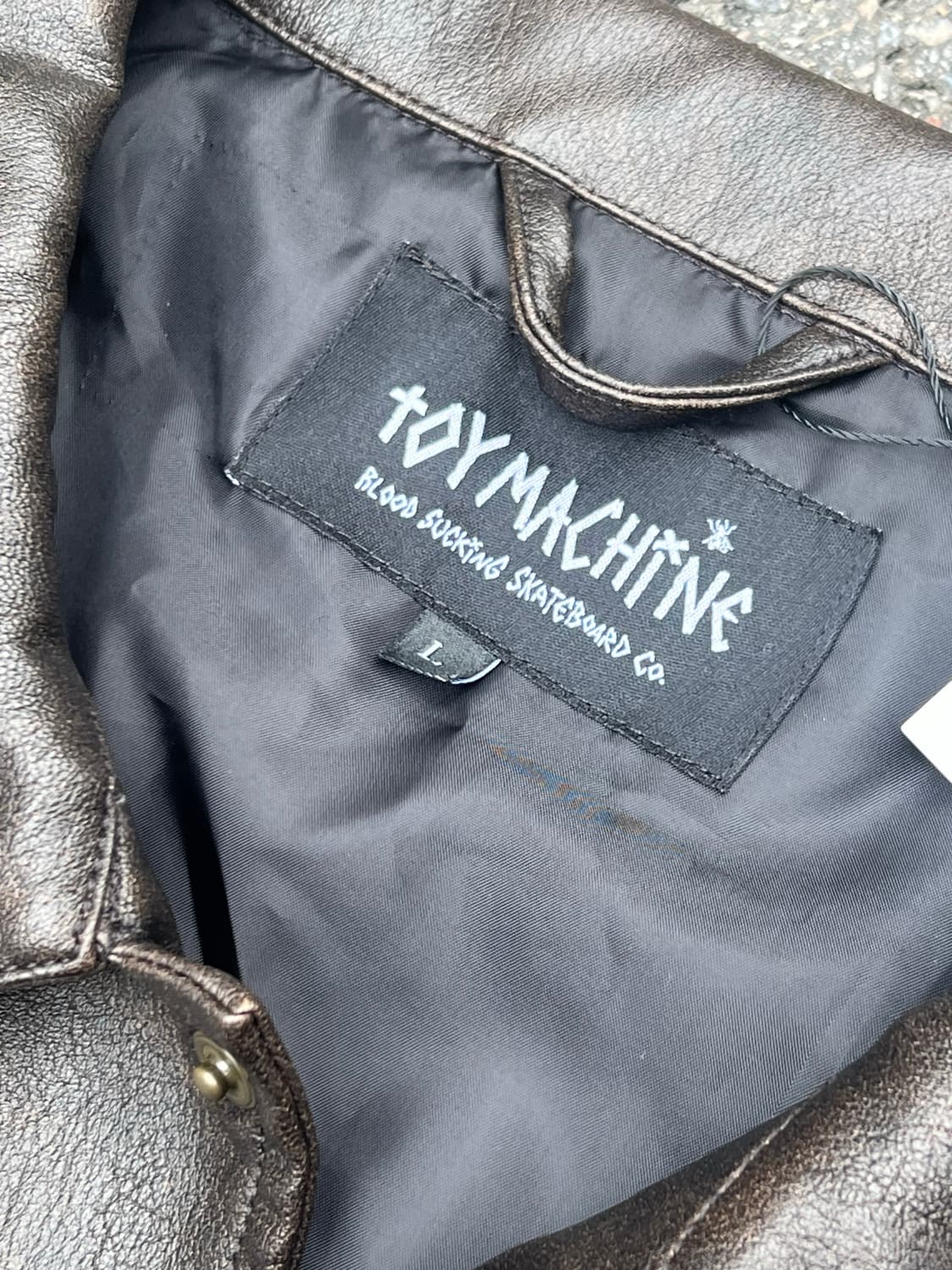 Toy Machine Fake Leather Coach jacket 상품이미지8