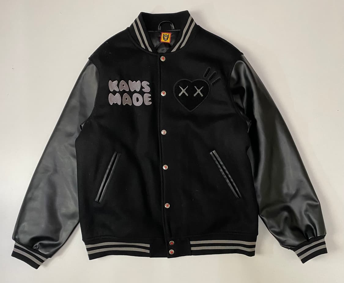 휴먼메이드 KAWS MADE 바시티 자켓 XL 상품이미지1