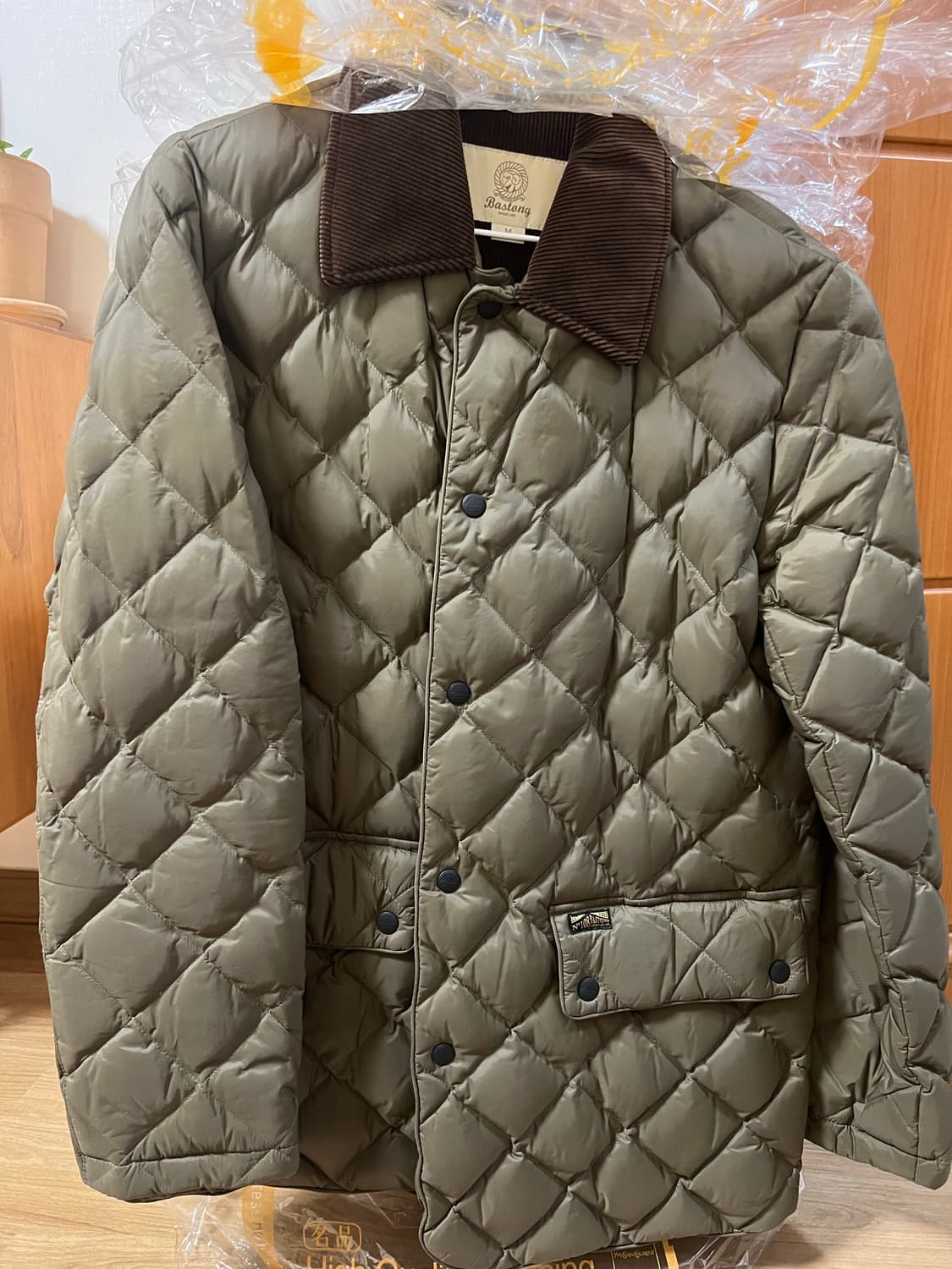 바스통 108 퀼팅자켓 올리브 m 상품이미지1