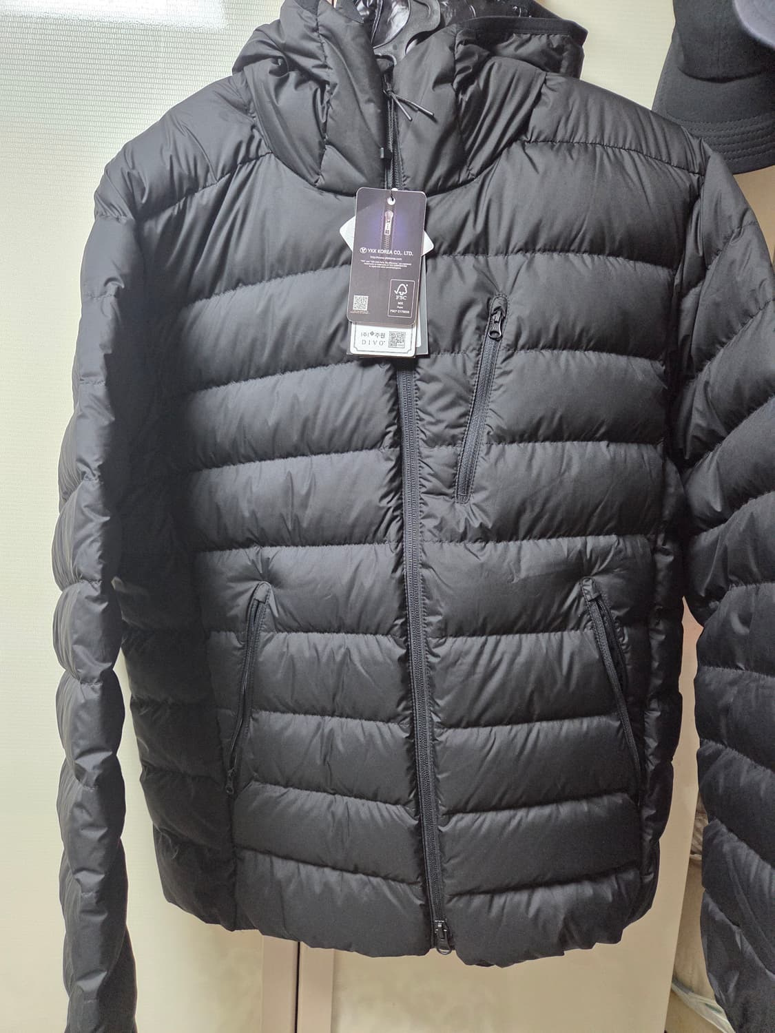 [새상품] 무신사 시티 레져 레저 라이트 다운 블랙 XL 경량 패딩 상품이미지1