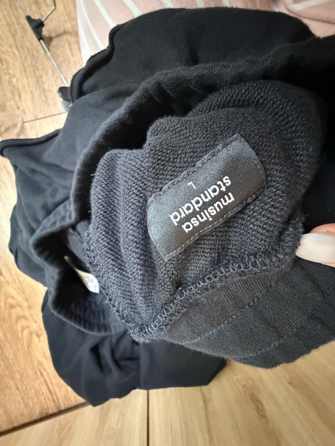 무신사스탠다드 우먼즈 티어드 스커트 레이어드 스웨트 팬츠 상품이미지6