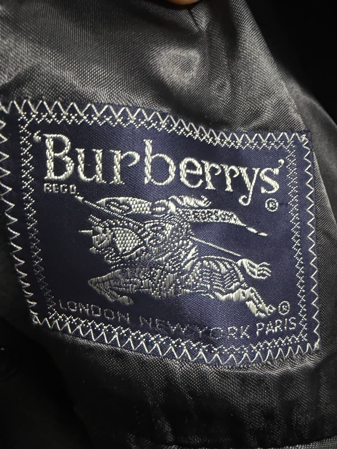 버버리 빈티지 울 캐시미어 더블 코트 상품이미지3