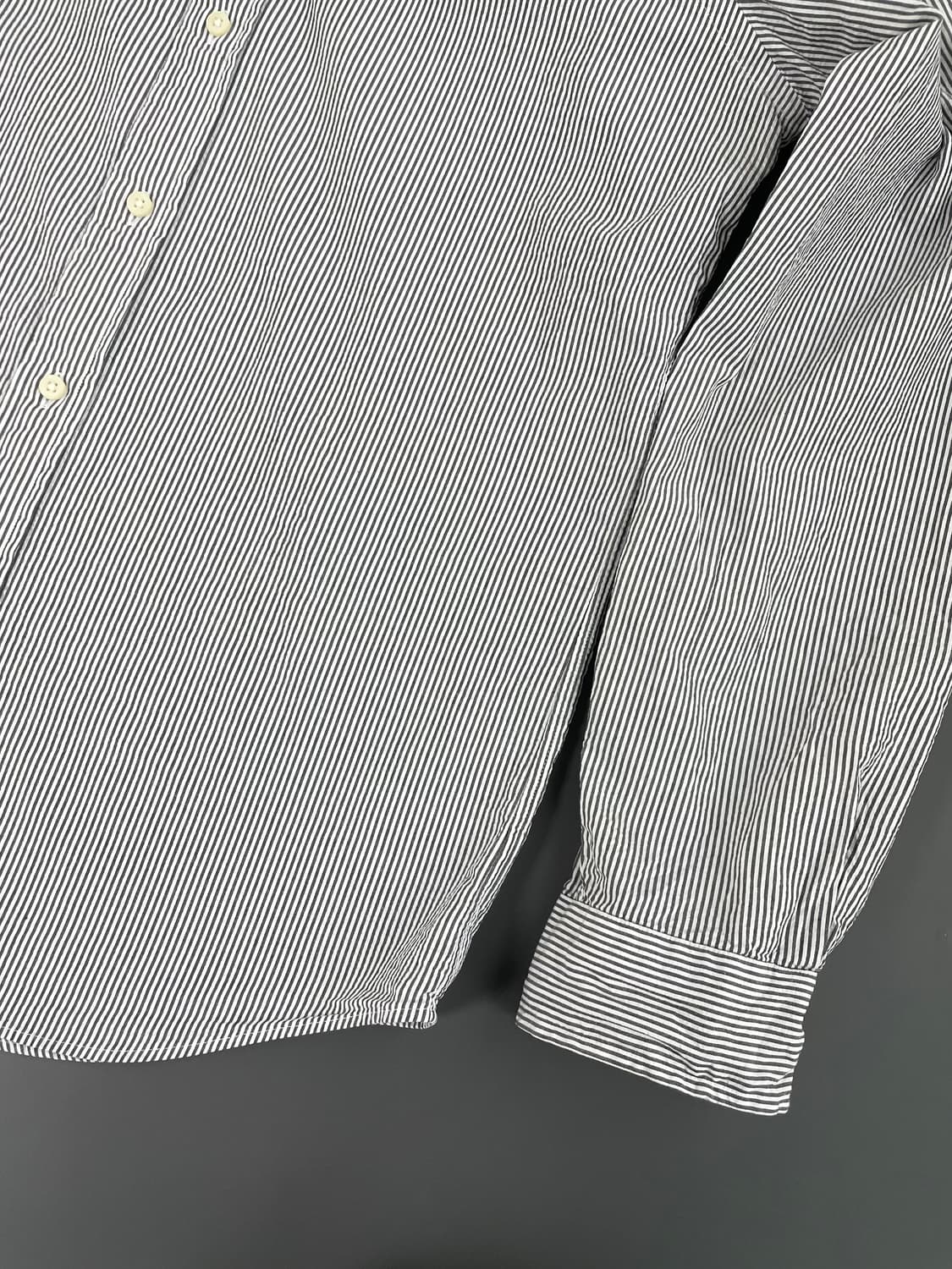 [M] 폴로 랄프로렌 시어서커 스트라이프 셔츠 클래식핏 QR 인증 상품이미지4