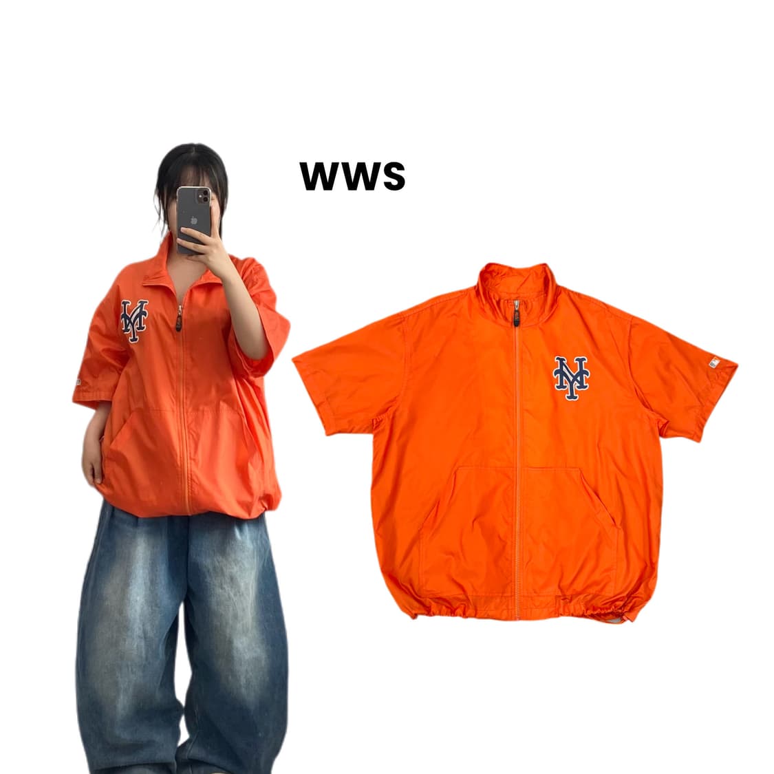 WWS 90s 올드스쿨 반팔 바람막이 상품이미지1