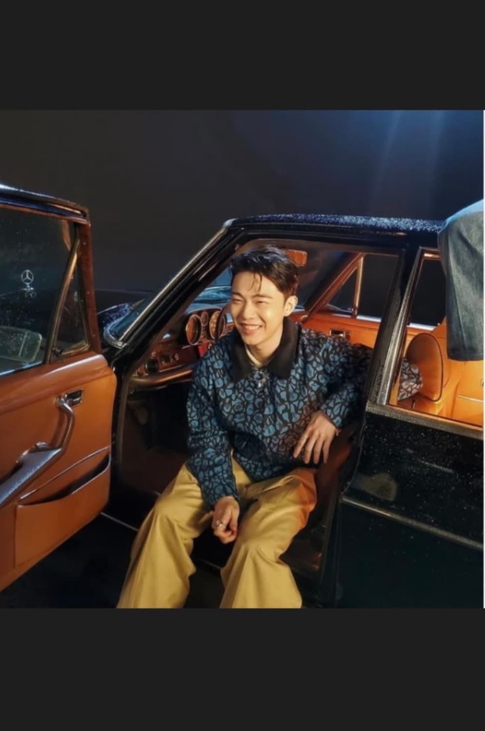 노우웨이브 블루 레오파드 자켓 상품이미지1