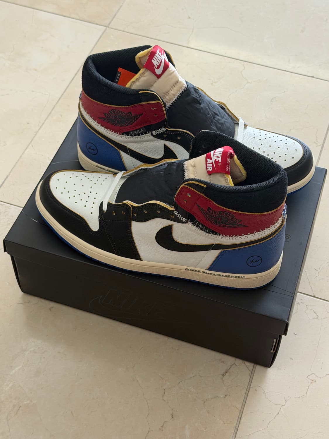 310 조던1 하이 유니온 프라그먼트 상품이미지1