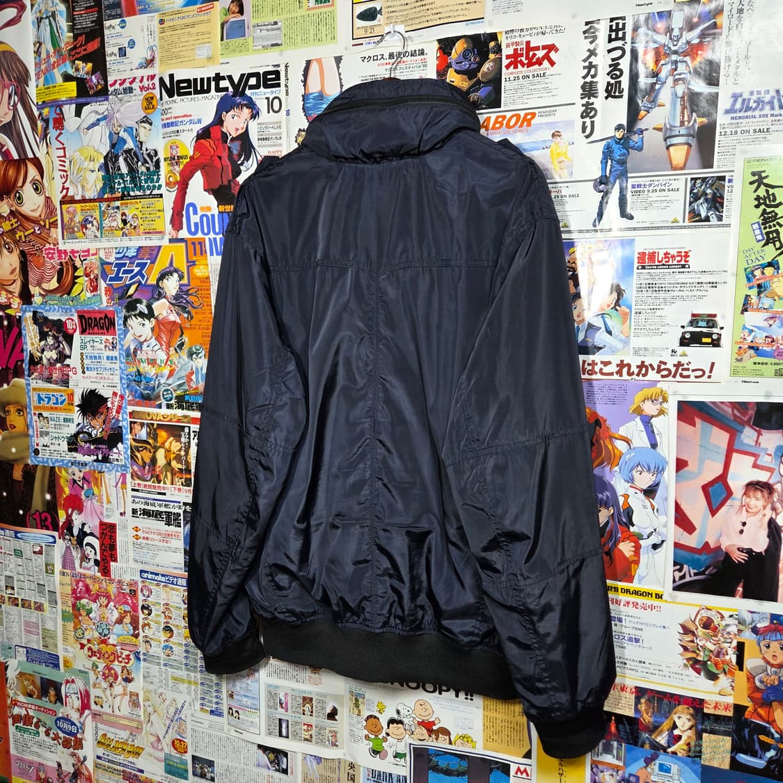 JPN 알렉스 로간 네이비 바람막이 집업 자켓 상품이미지5