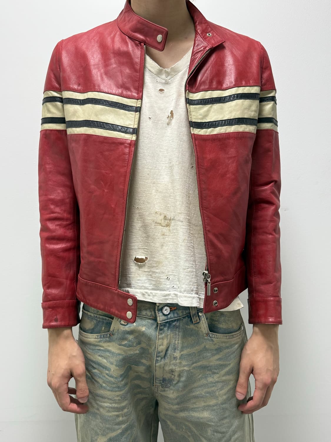 VTG TRACKSIDE LEATHER JACKET 상품이미지8