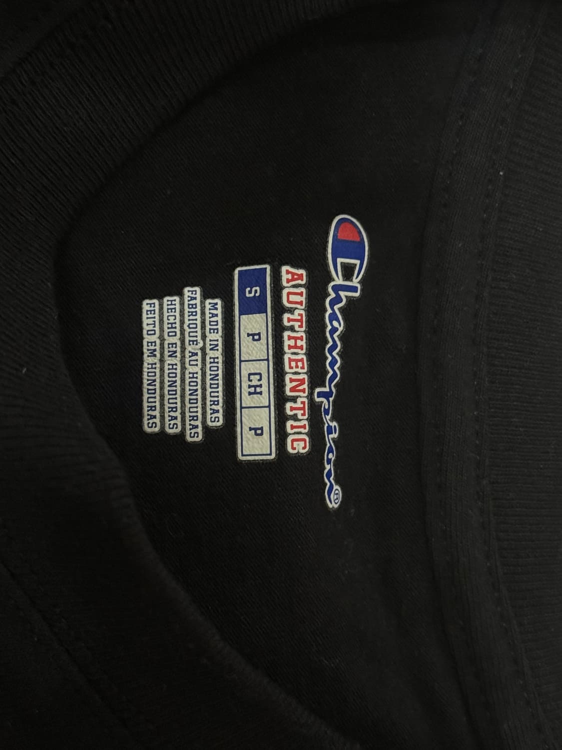 챔피온 반팔 s 블랙 상품이미지2