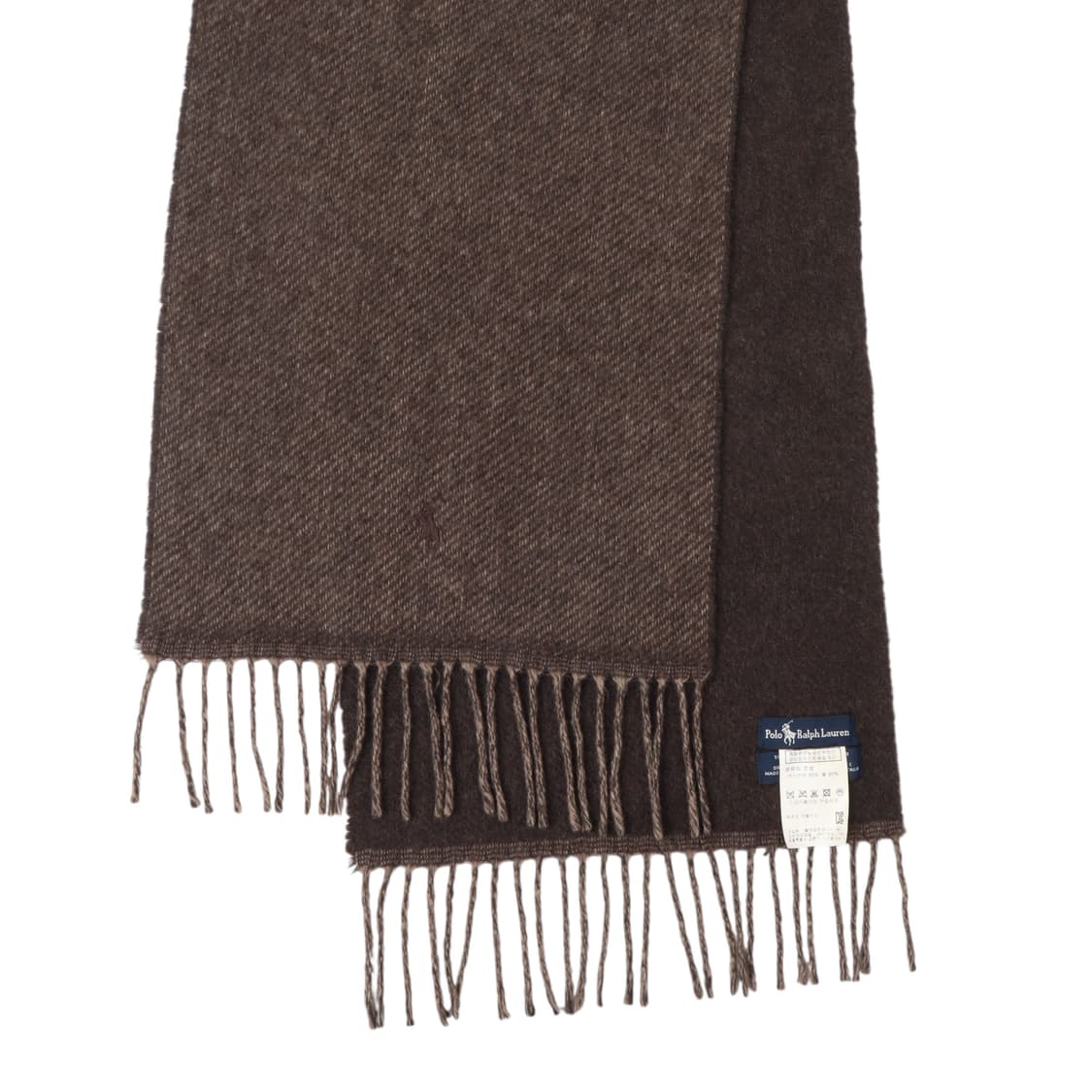 폴로 랄프로렌 브라운 캐시미어 울 머플러 상품이미지5