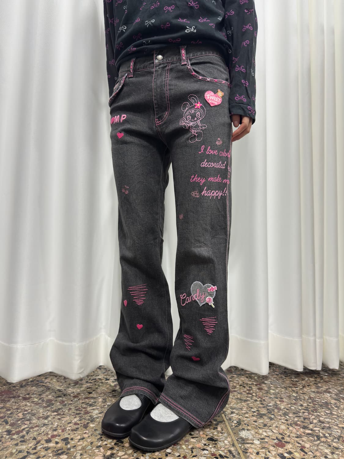 mezzo piano design denim pants 상품이미지2