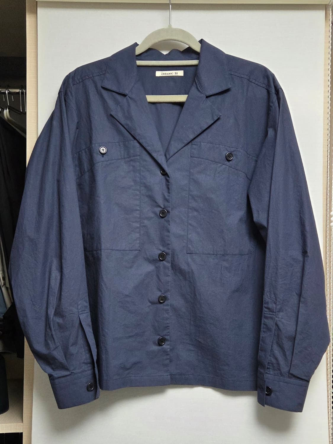 얼바닉 비앙코 셔츠 네이비 urbanic bianco shirt 상품이미지2