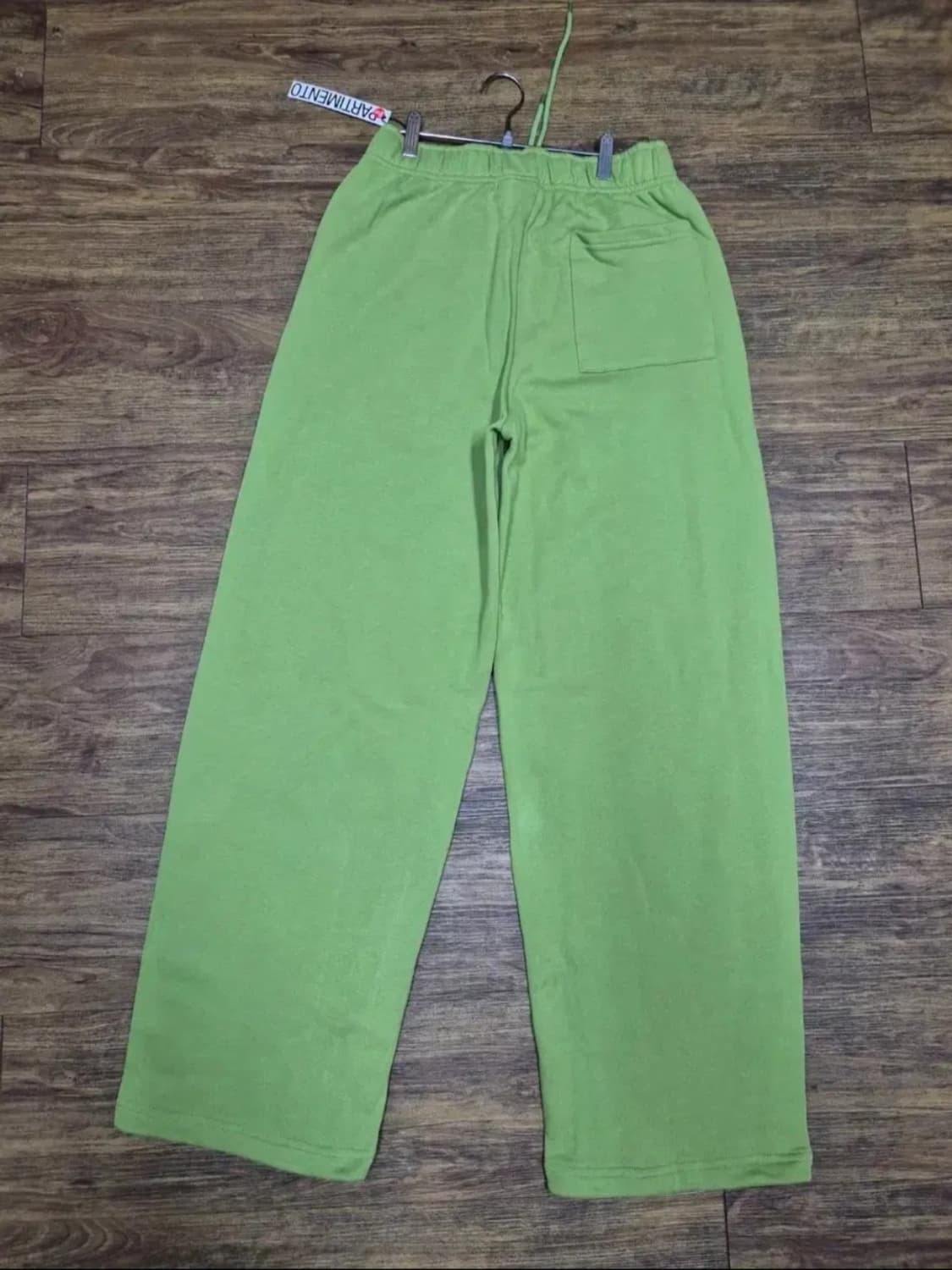 [미사용] 파르티멘토우먼 스웻팬츠 S 그린  + 핫핑크 기모 크롭후드집업 상품이미지7