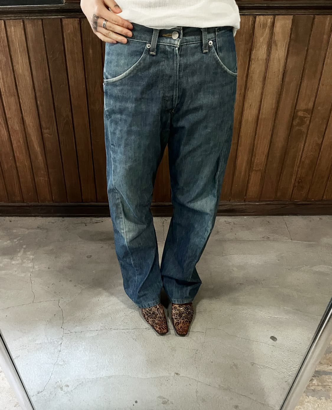 LEVI'S engineered regular blue jeans 상품이미지3