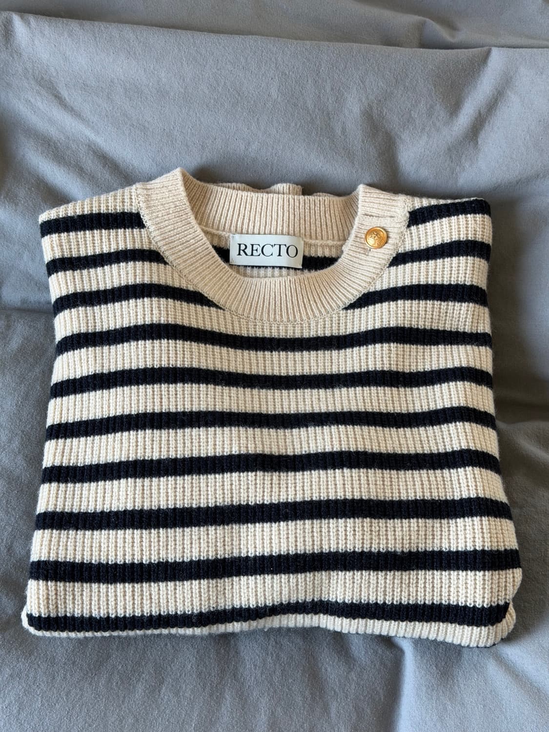 렉토 프렌치 스트라이프니트 L 상품이미지1