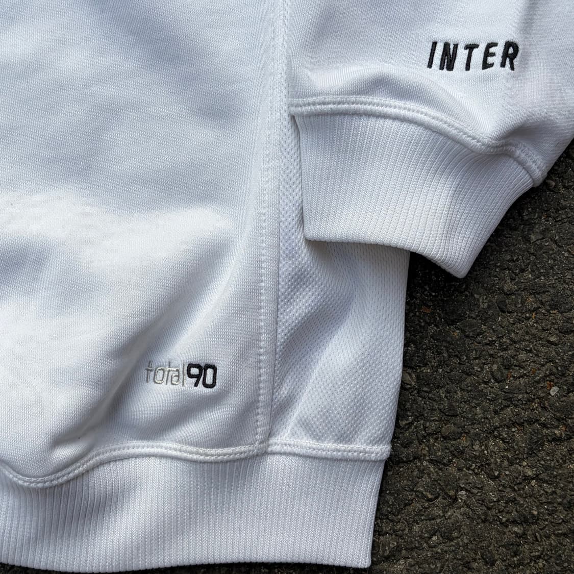 00s 나이키 인터밀란 센터로고 올드스쿨 축구팀 웜업 맨투맨 95 상품이미지7