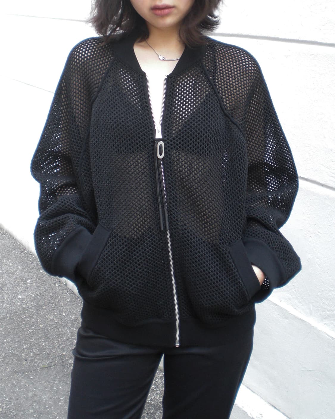 Diesel mesh zip-up jacket 상품이미지2