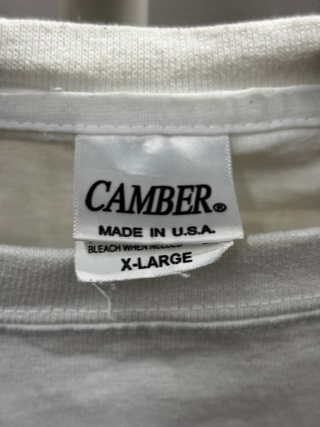 CAMBER 포켓 반팔티 화이트 XL 상품이미지4