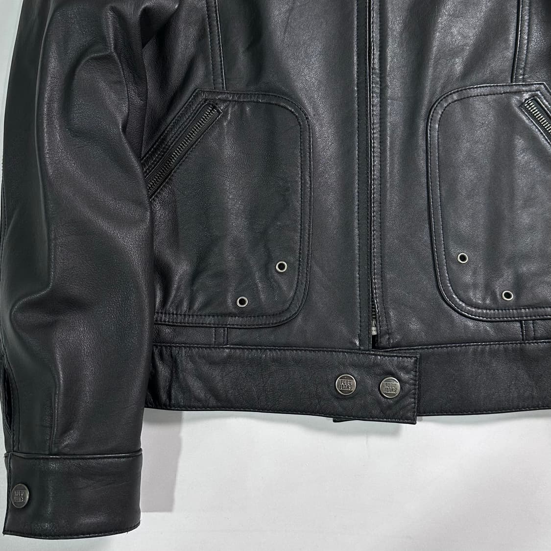 푸부 레이싱 가죽 자켓 상품이미지5