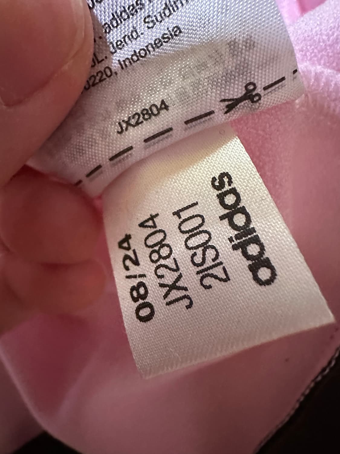 아디다스져지 아디다스 핑크 브라운 파이어버드 불꽃져지 트랙탑 집업 대장 상품이미지6