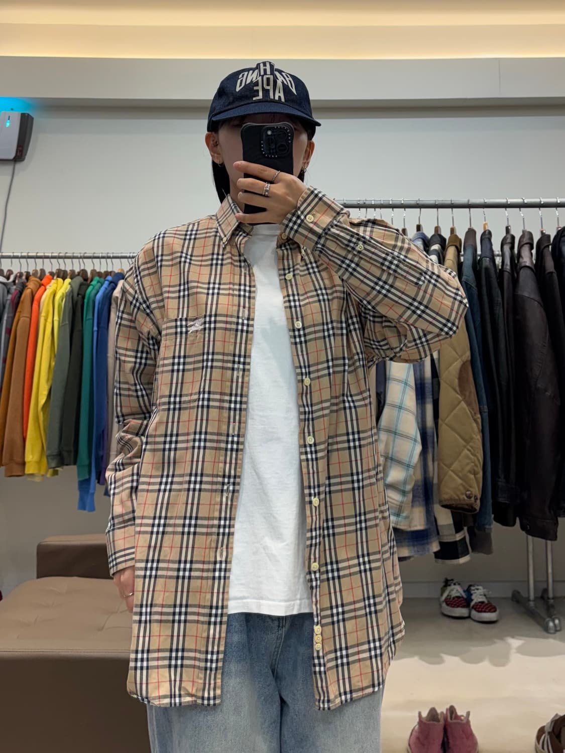 버버리 노바체크 셔츠 상품이미지6