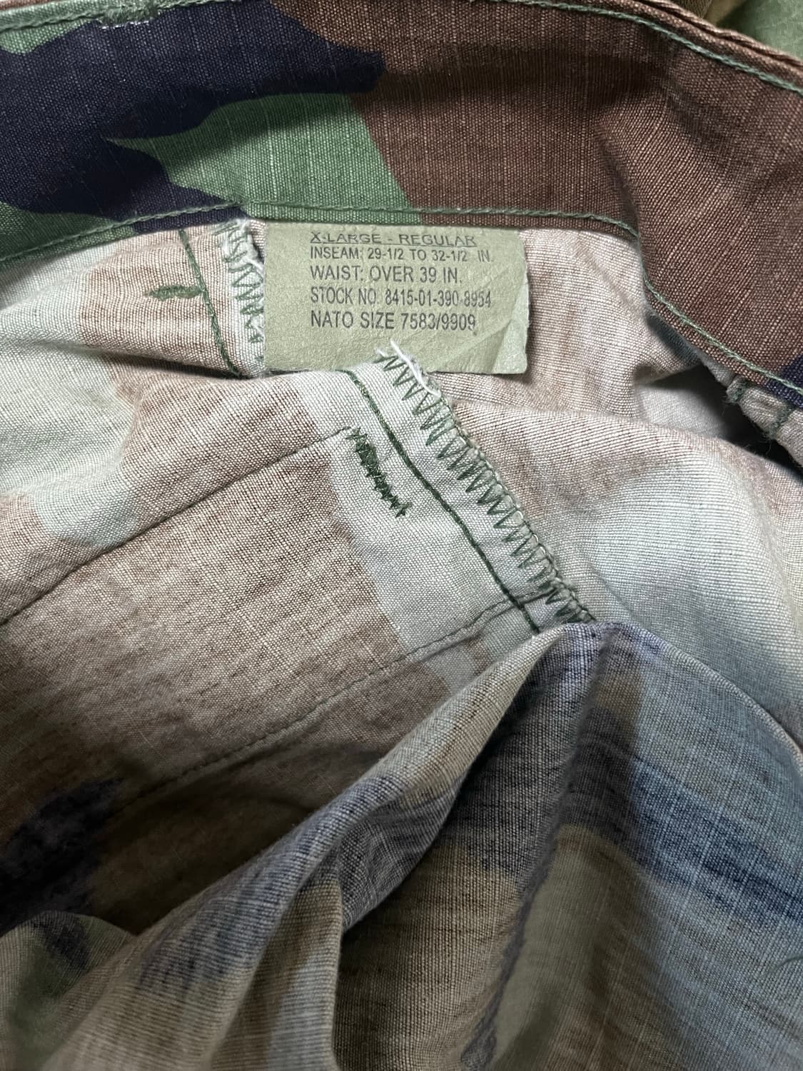 US ARMY BDU PANTS (XL/R) 상품이미지5
