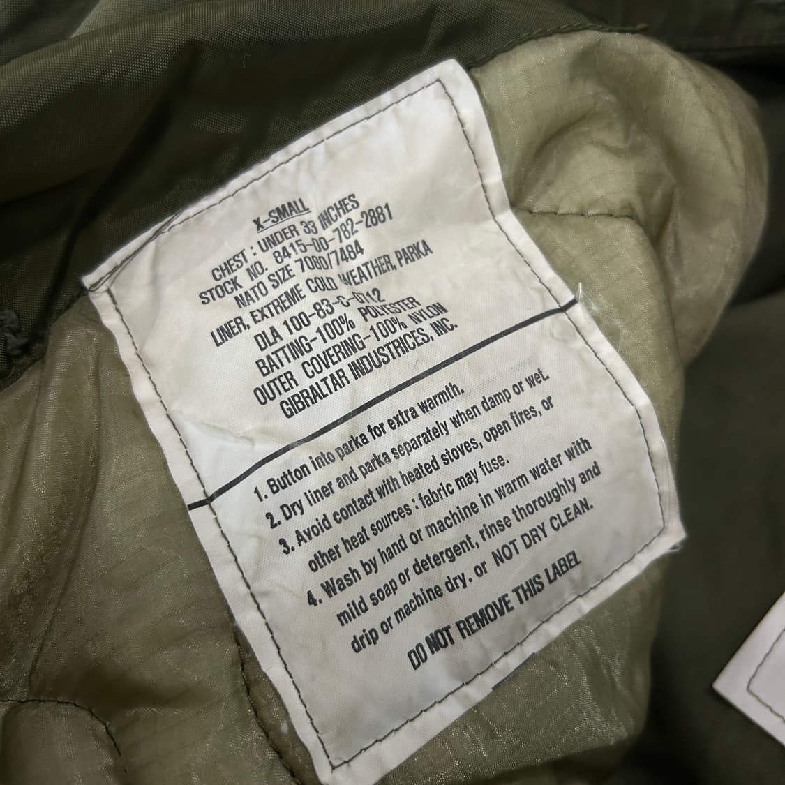 미군 밀리터리 피쉬테일 야상자켓 상품이미지3