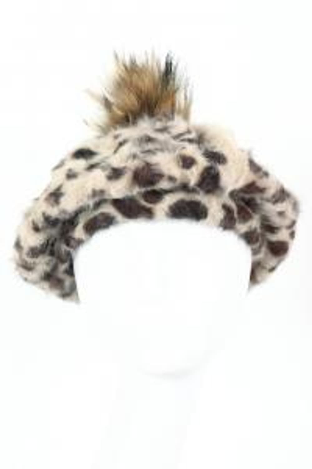 GLAD NEWS 호피앙고라베레모 글래드뉴스모자 상품이미지1