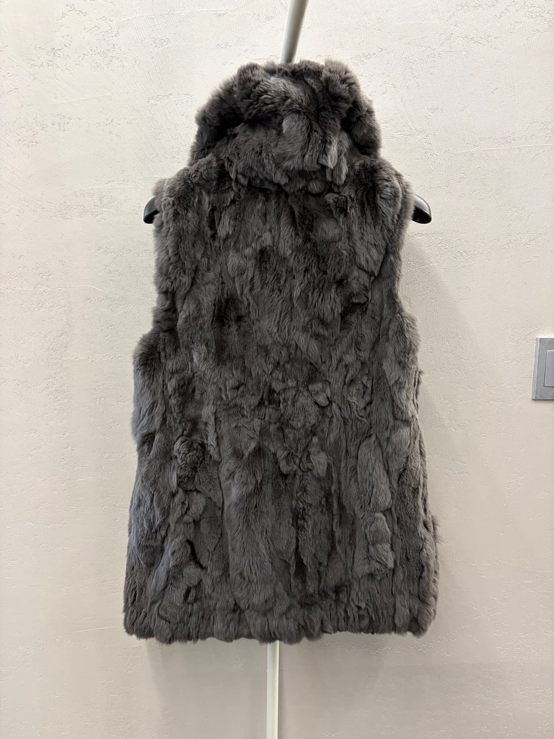 Macaw 여성 토끼털 조끼 90 상품이미지5