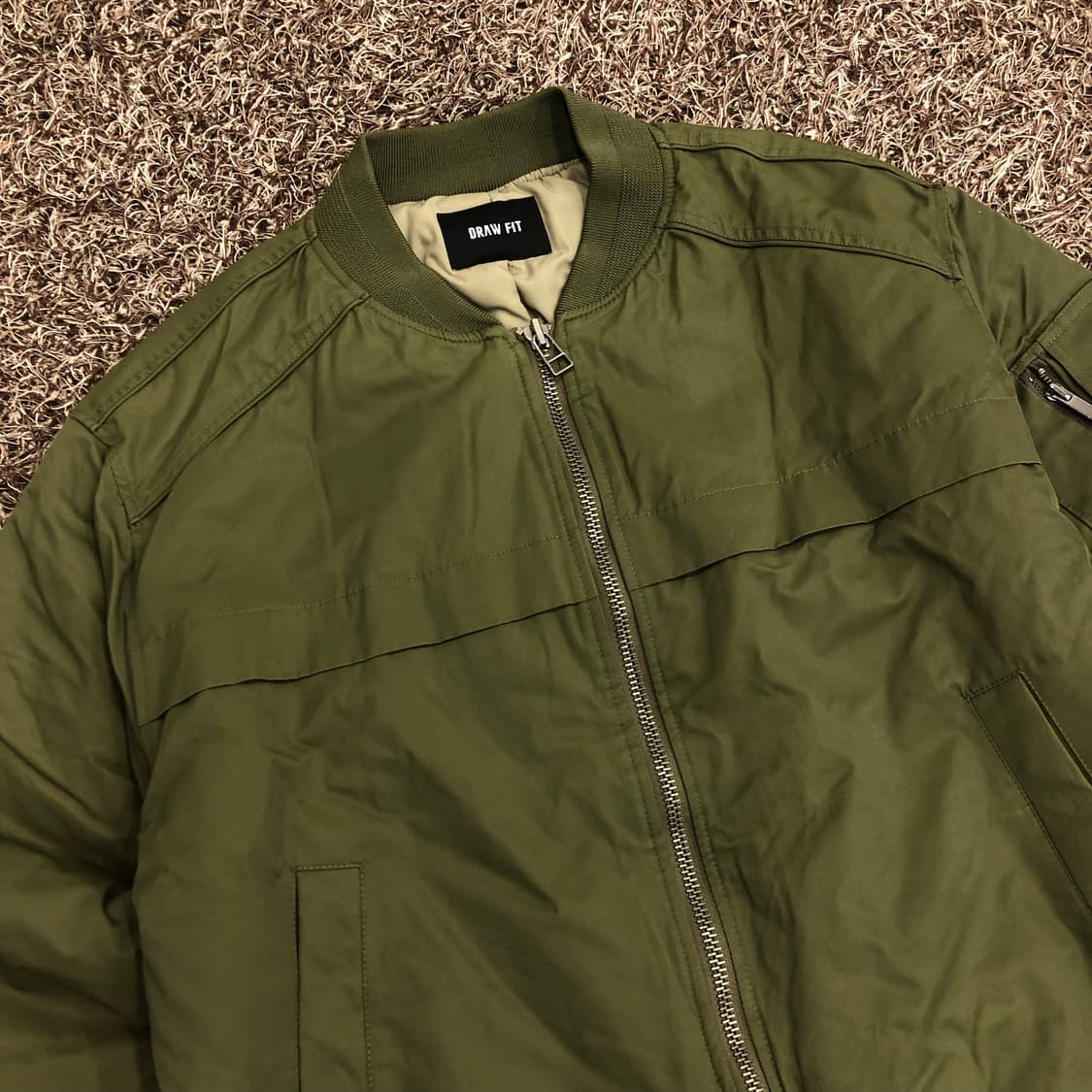 드로우핏 투웨이 봄버 MA-1 항공 점퍼 마원 상품이미지2