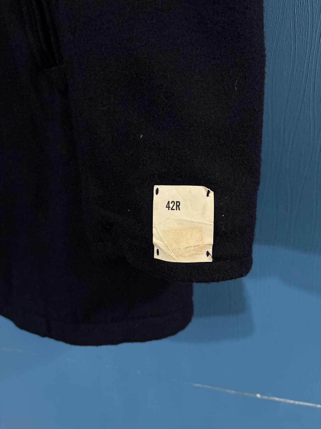 90's USN 6 Button Pea overcoat. 상품이미지3