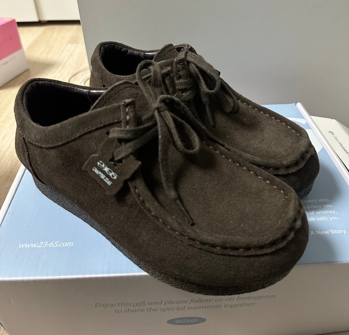 23.65 신발 (240) 모카브라운 왈라비 슈즈 상품이미지5