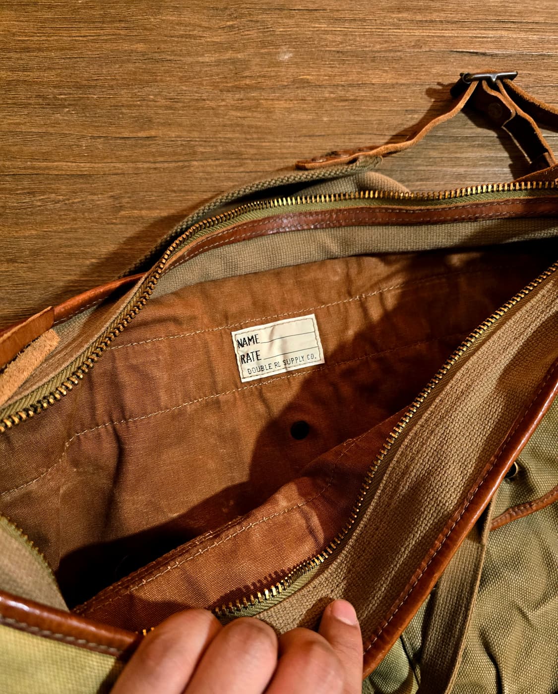 RRL 캔버스 2-Way 유틸리티 백 (Double RL Bag) 상품이미지5