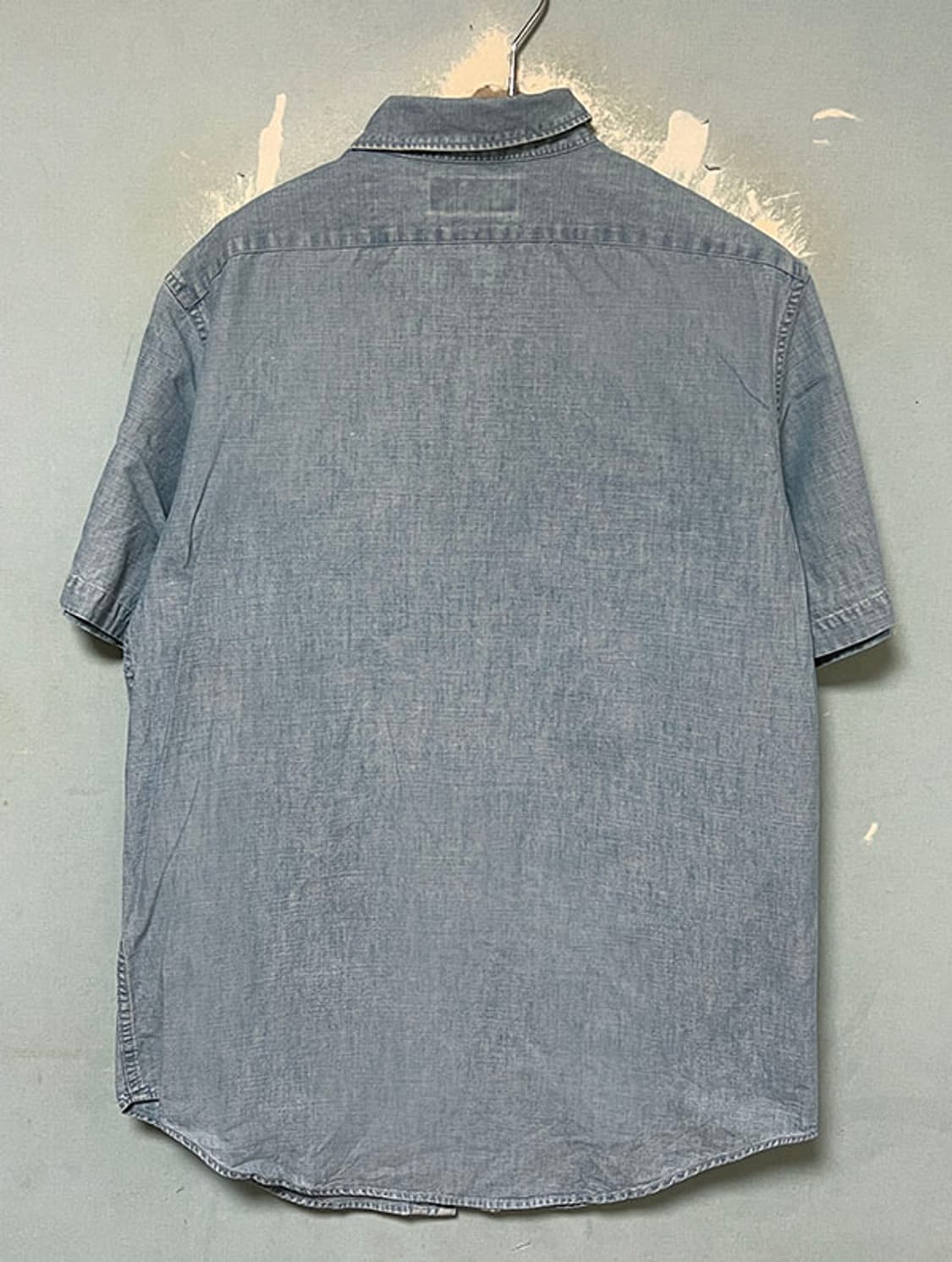 POLO 폴로 남자 반팔 데님셔츠 커스텀핏 투포켓 캐주얼 연청 M 95 상품이미지2