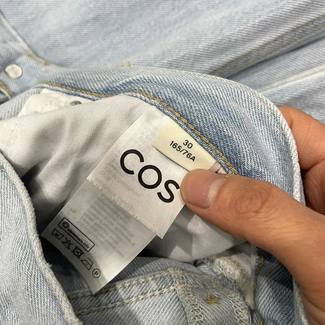 코스 COS 파사드 스트레이트 레그 데님팬츠 상품이미지5