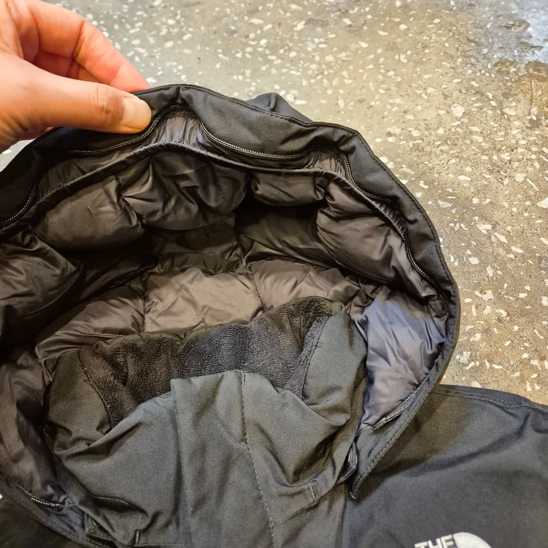 (Kids-150) 노스페이스 블랙 오리털 패딩점퍼  상품이미지9