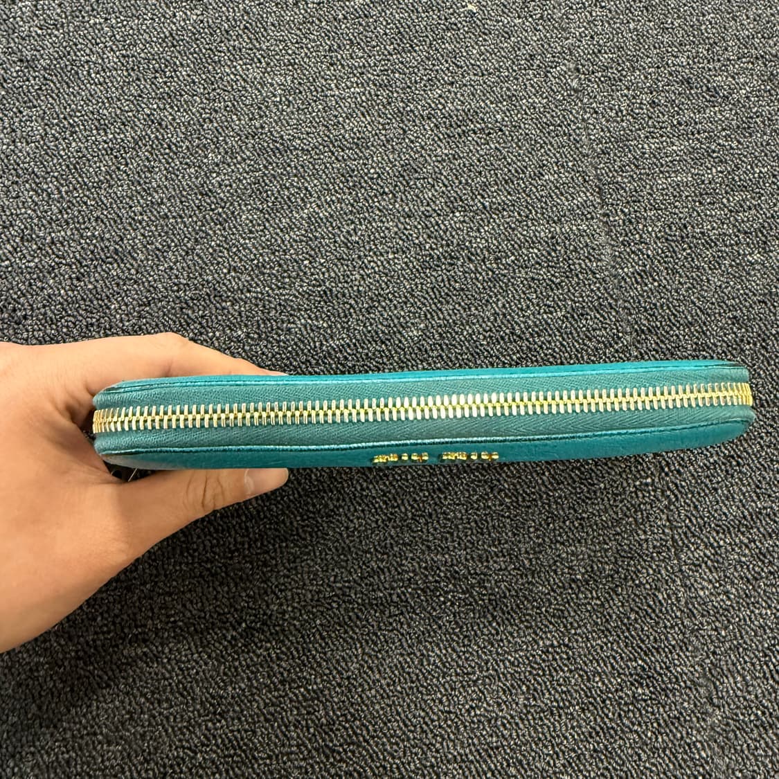 MIUMIU 미우미우 MADRAS TURCHESE 장지갑 상품이미지4