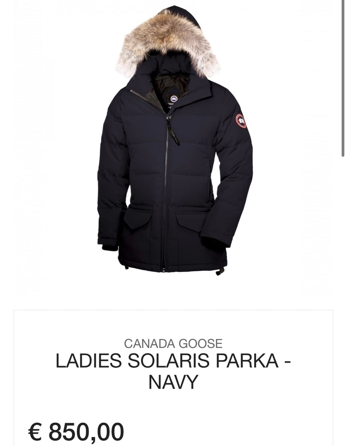 [여55] 캐나다구스 솔라리스 다운파카 상품이미지3