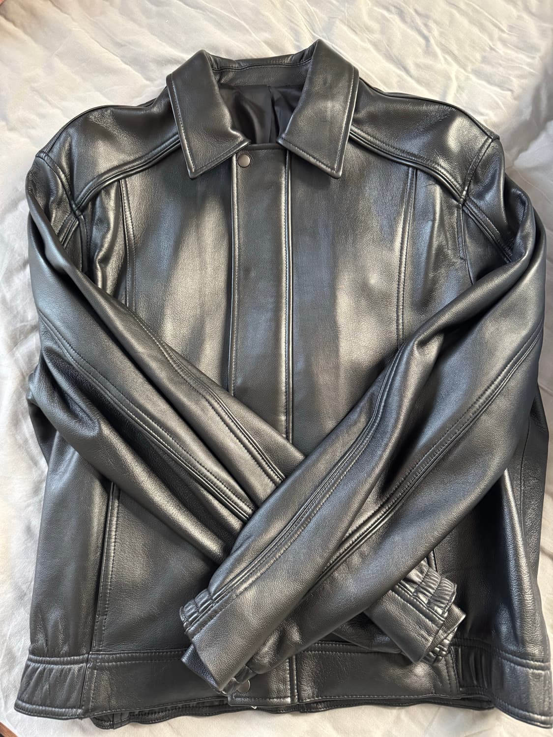 유스 레더 봄버 M 상품이미지1