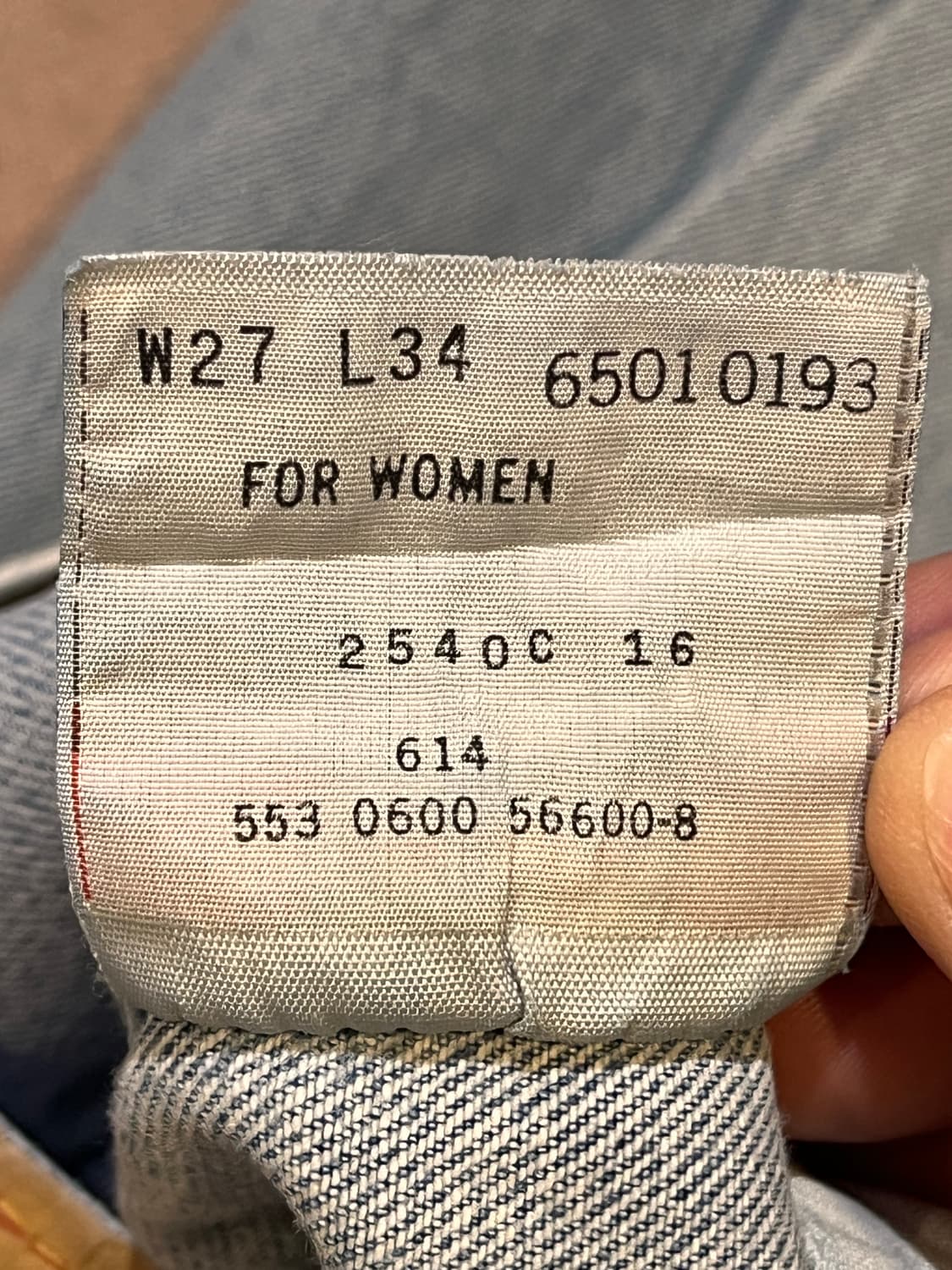 00’s Levi’s 501 USA 여성 데님 팬츠 W27 L34 (미국 상품이미지6
