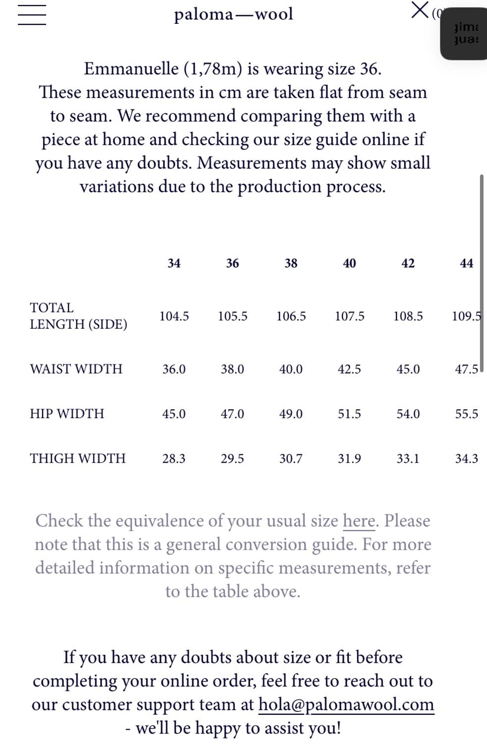 36,38/ 팔로마울 no1391 Archive 아카이브 스커트팬츠 상품이미지7