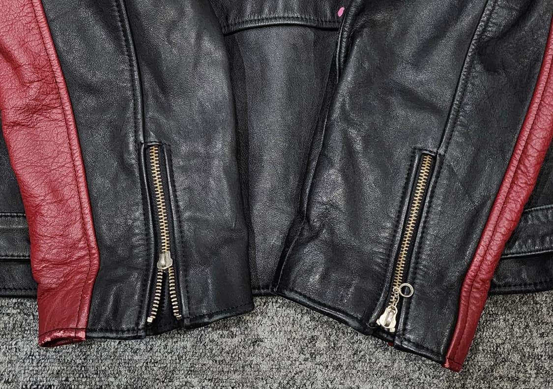 Bugle boy 빈티지 그래피티 소 가죽 자켓 레더 자켓 상품이미지9