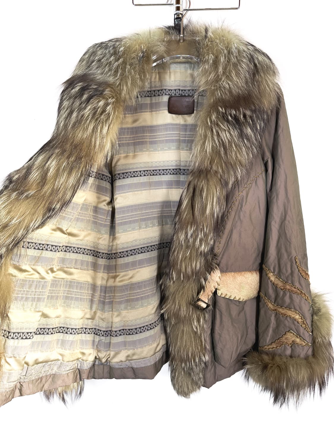 빈티지 폭스퍼 패딩 자켓 상품이미지5