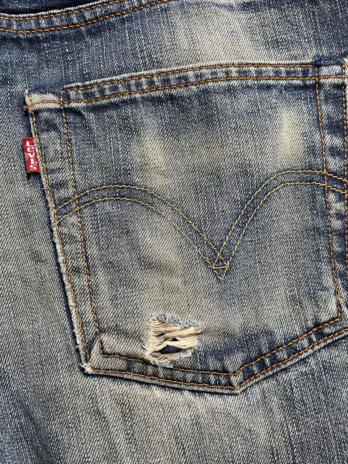 Levis 리바이스 502 워싱 데님 W33 L34 상품이미지7