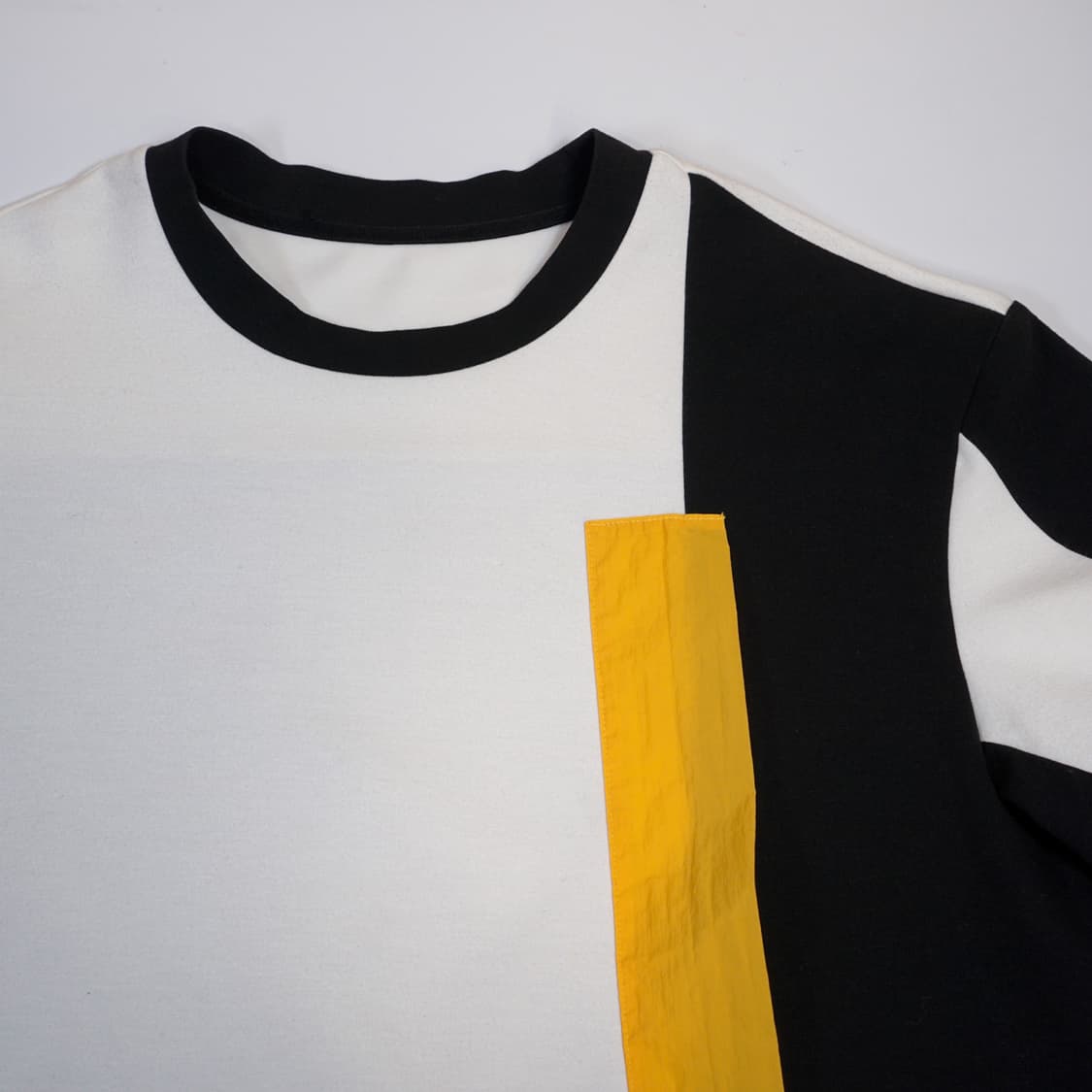 시스템 컬러 블록 슬리브 티셔츠 상품이미지5